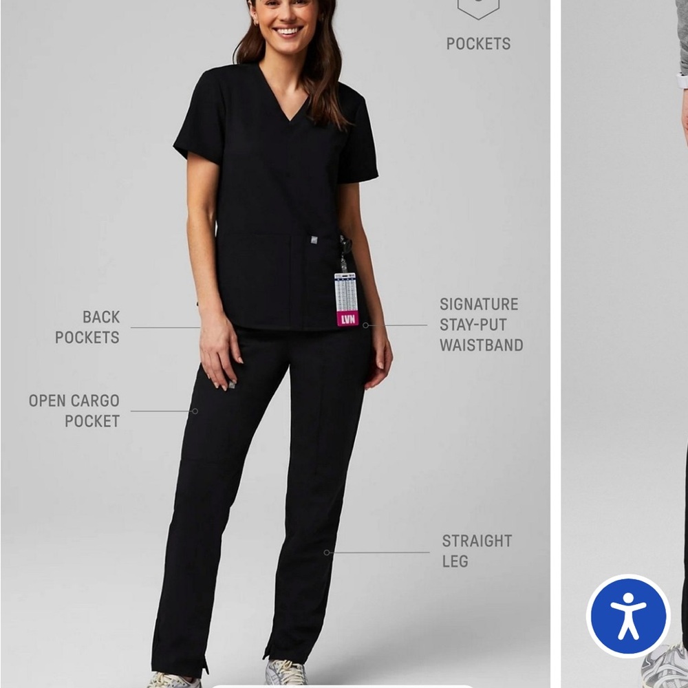 Fabletics scrubs set - image 2